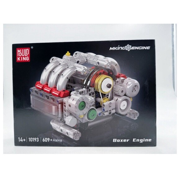 New Mould King Mini V8 Engine Kits That Moves Building Blocks 609 Pcs 14+ STEM - Picture 1 of 16
